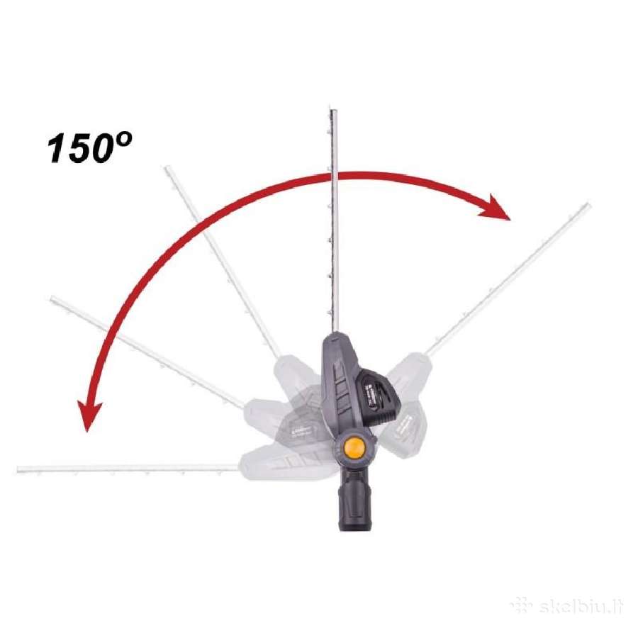 Ak.gyvatvorių žirklės su teleskopine rankena 41cm - nuotraukos Nr. 3