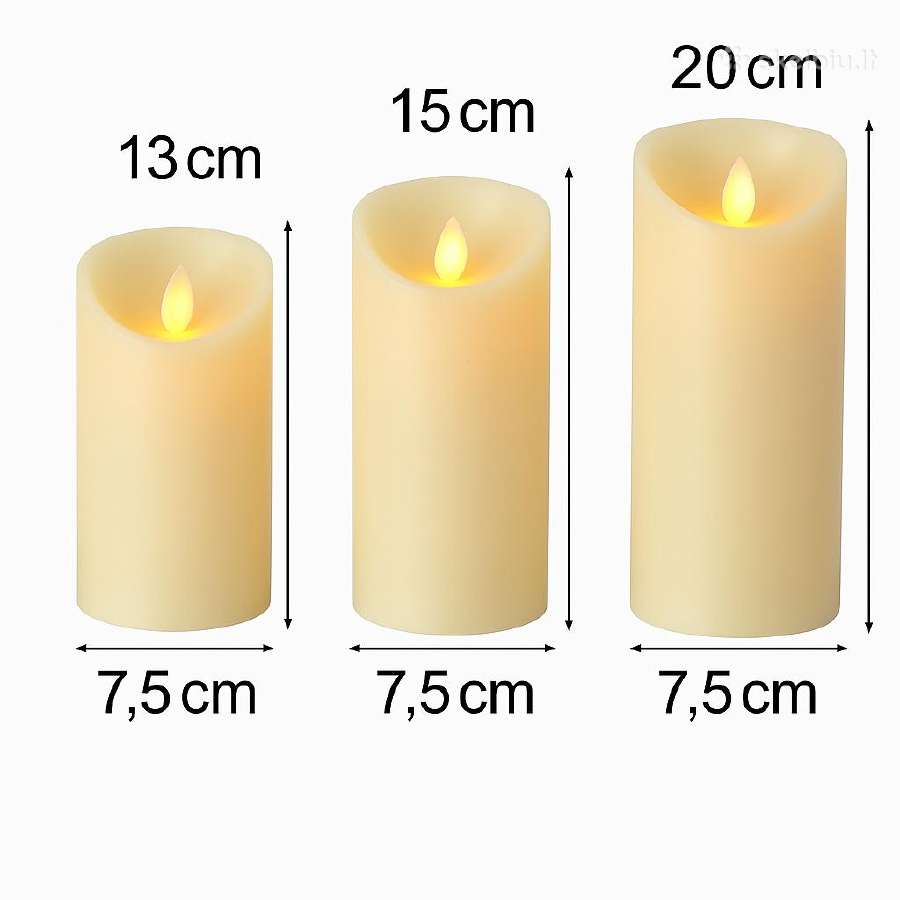 LED žvakės renginiams, vestuvėms 30 vnt ir daugiau - nuotraukos Nr. 4