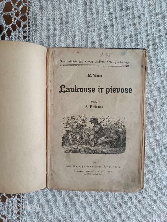 Antikvarinė knyga Laukuose ir pievose