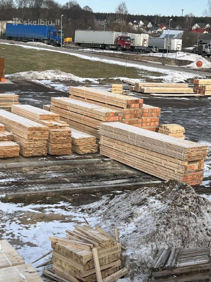 Mediena namams, stogams, karkasams ir I-beam sijos - nuotraukos Nr. 5