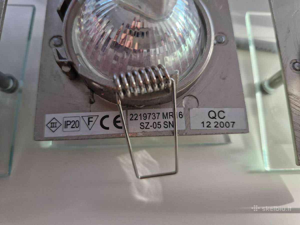 Šviestuvai Gu 5.3 su halogen lemputėmis - nuotraukos Nr. 11