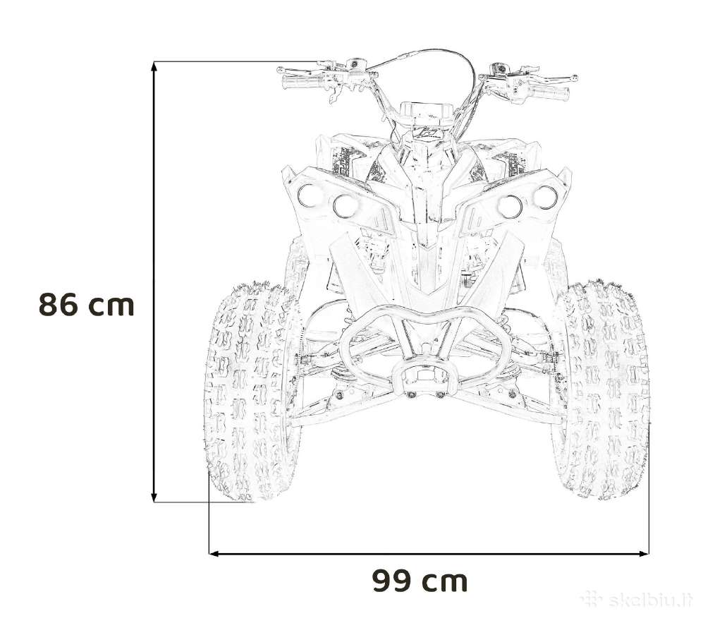 Benzininis keturratis Renegade Hiperfect 125cc - nuotraukos Nr. 2