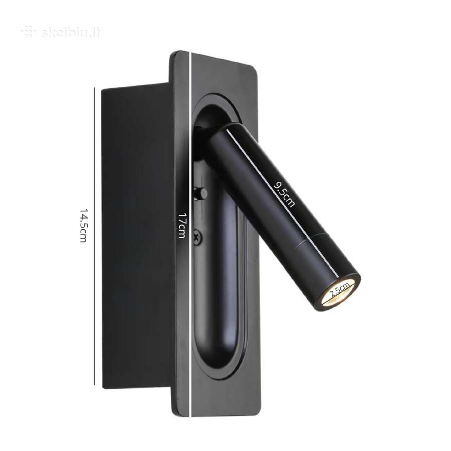 Modernus LED sienines šviestuvai - nuotraukos Nr. 9