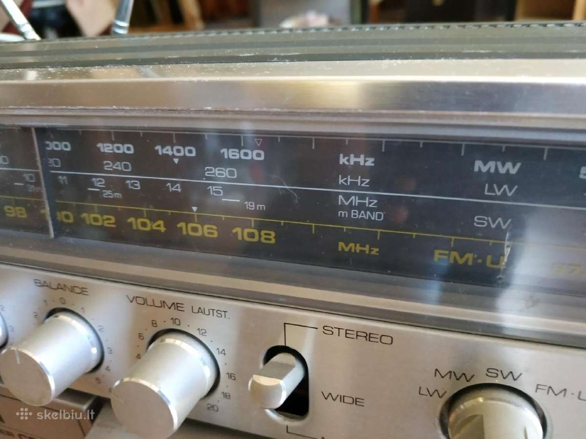 Magnetola radija magnetofonas Telefunken Cr 100 - nuotraukos Nr. 2