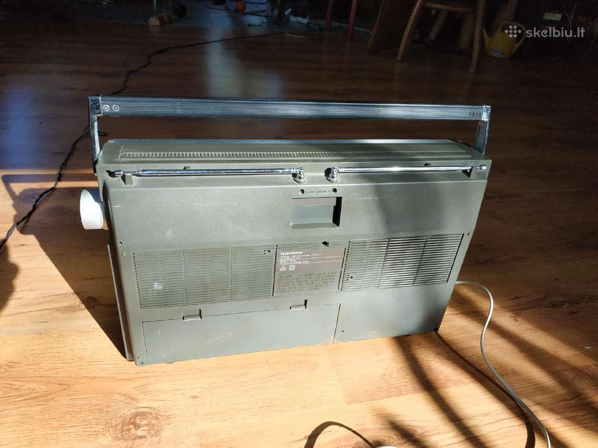 Magnetola radija magnetofonas Telefunken Cr 100 - nuotraukos Nr. 8