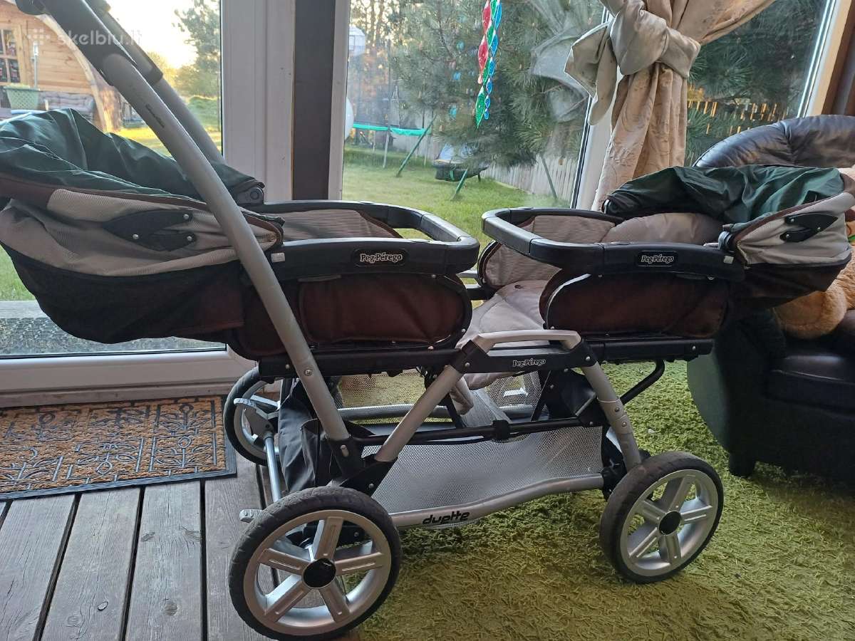 Peg Perego Duette + 2 auto kėdutės - nuotraukos Nr. 24