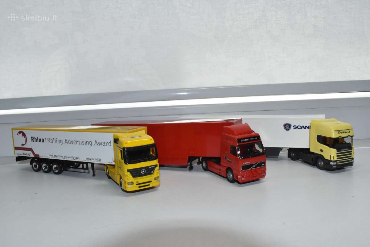 Krovininiai automobiliai, mastelis 1:87 (H0)