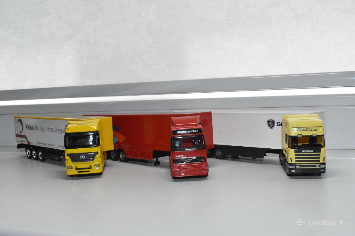 Krovininiai automobiliai, mastelis 1:87 (H0) - nuotraukos Nr. 2