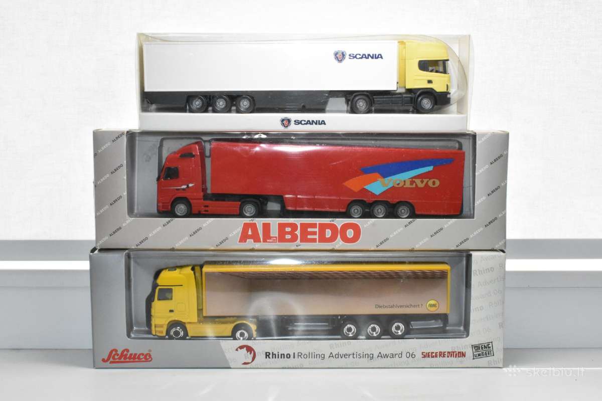 Krovininiai automobiliai, mastelis 1:87 (H0) - nuotraukos Nr. 6
