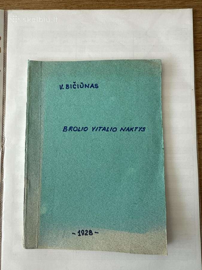 Brolio Vitalio naktys 1928 m. - nuotraukos Nr. 2