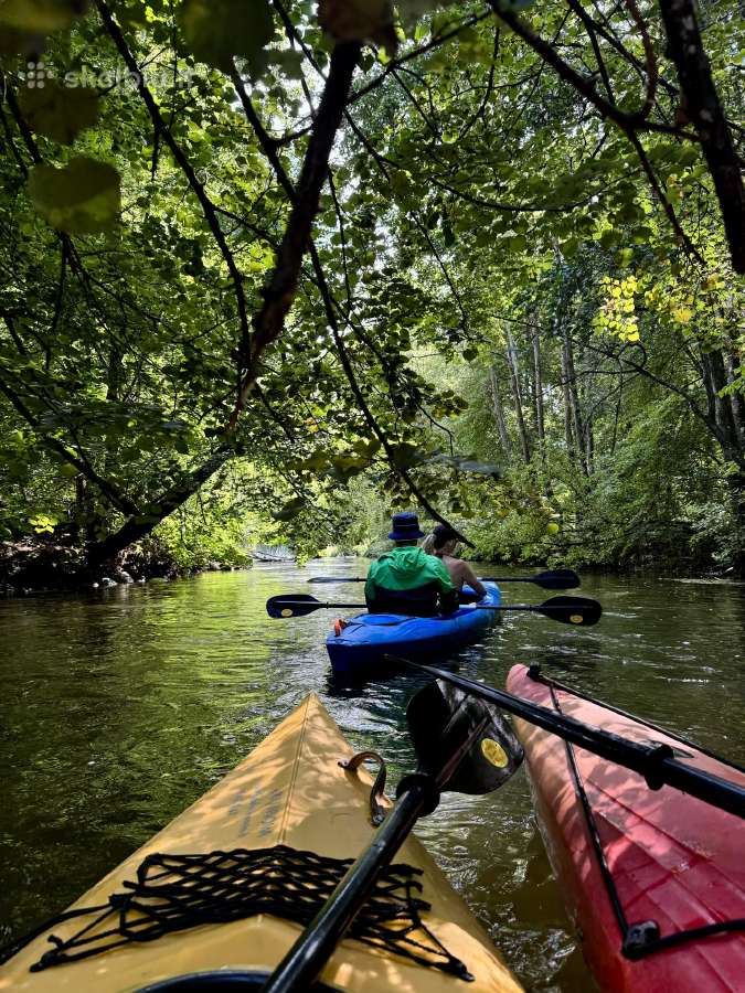 Baidarių nuoma strėvos upe, stovyklavietė
