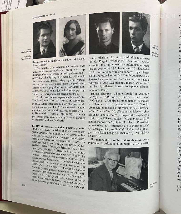 Lietuvių kompozitoriai: enciklopedinis žinynas - nuotraukos Nr. 5