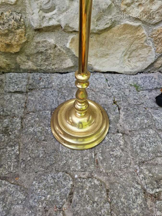 Vintažinis Art Nouveau(secesija) žalvario toršeras - nuotraukos Nr. 7