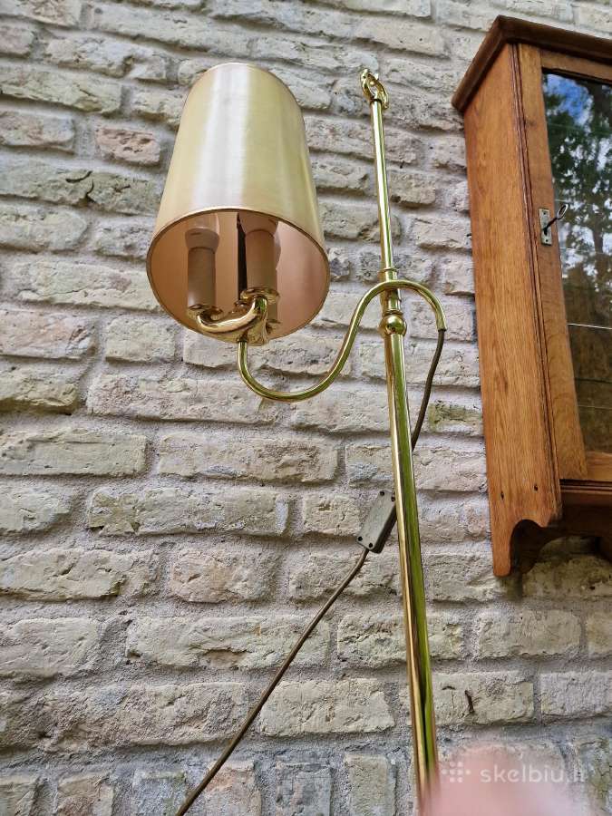 Vintažinis Art Nouveau(secesija) žalvario toršeras - nuotraukos Nr. 16