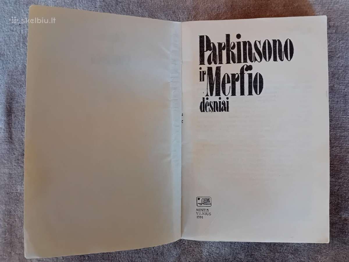 Parkinsono ir Merfio dėsniai - nuotraukos Nr. 2