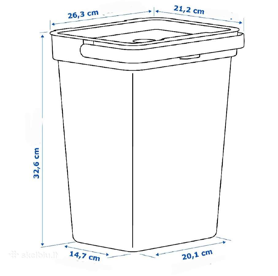 Šiukšliadėžė iš Ikea - nuotraukos Nr. 3