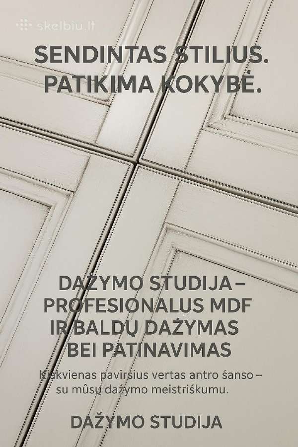 #mdf,(masyvo,lukšto,AL.plastiko dažymas Alytuje. - nuotraukos Nr. 3