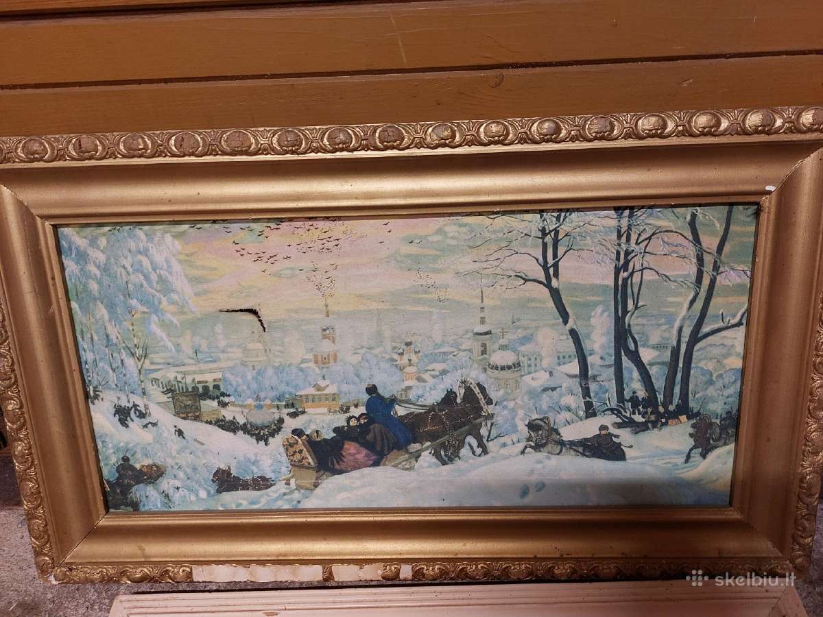 Senoviniai paveikslai, laikrodžiai - nuotraukos Nr. 4