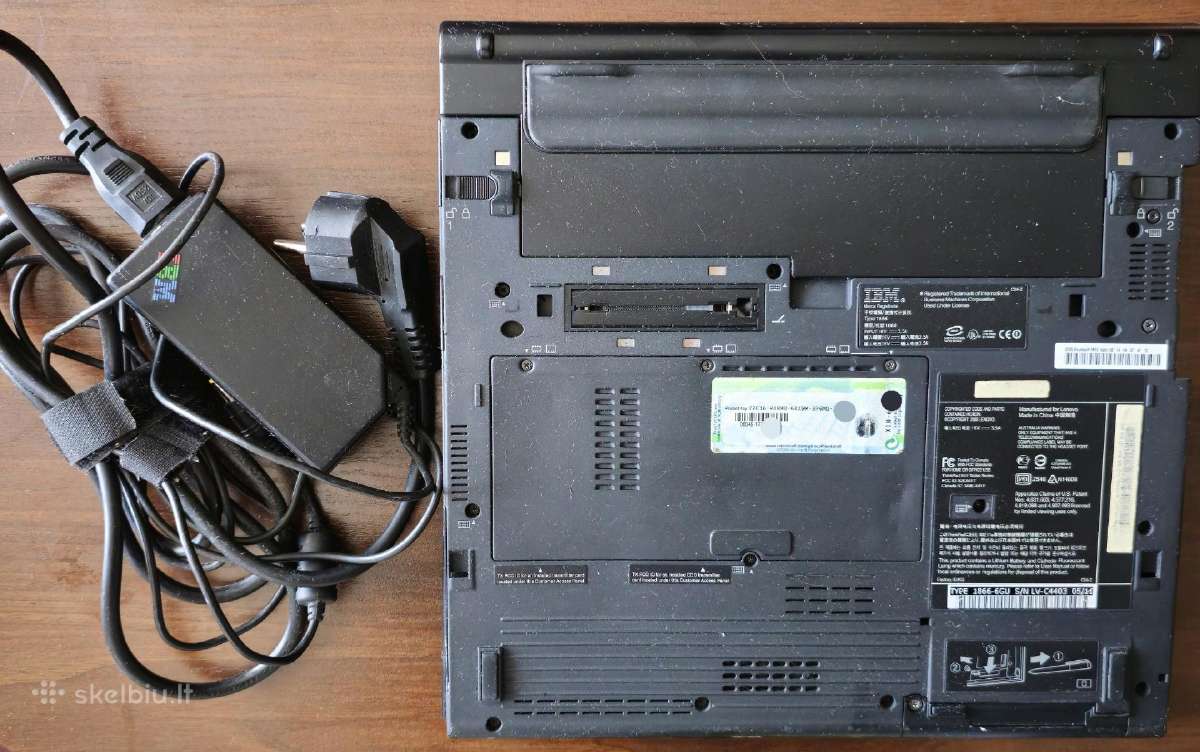 Ibm Lenovo Thinkpad X41 Laptop / Tablet Pc ~2006 m - nuotraukos Nr. 3