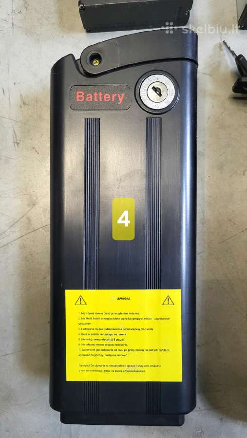 Įvairios naujos elektrinių dviračių baterijos - nuotraukos Nr. 8