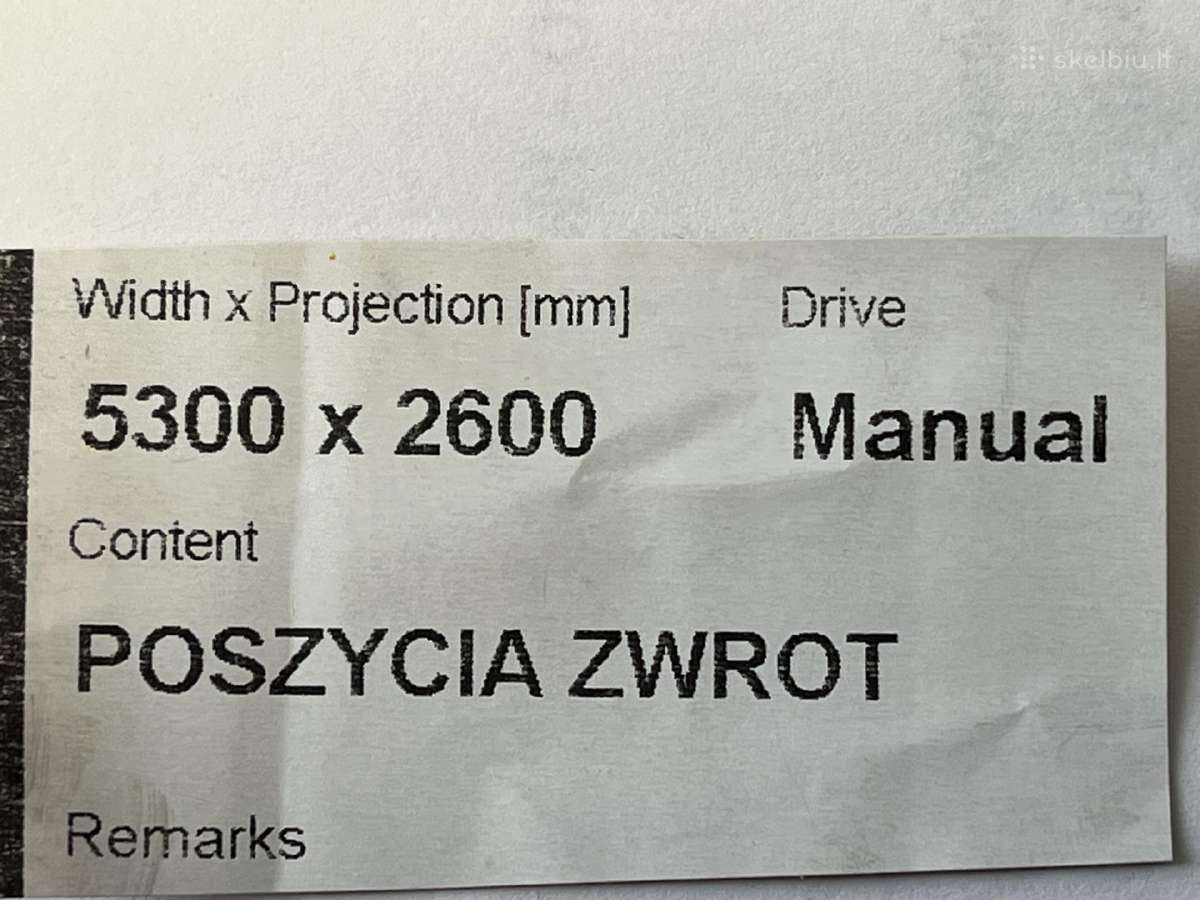 Markizės audinys. Naujas neišpakuotas. 13,78 m2 - nuotraukos Nr. 7