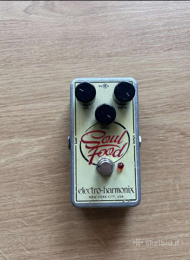 Electro-harmonix Soul Food overdrive pedalas