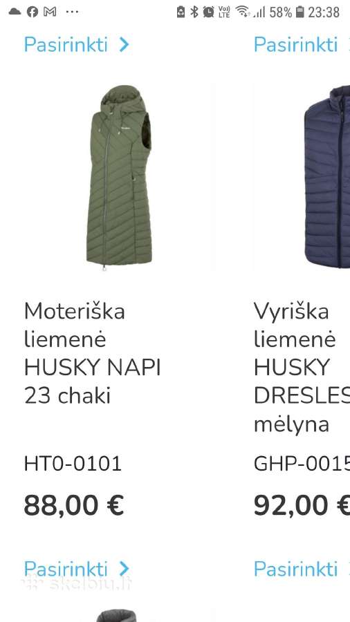 Ilga moteriška liemenė Husky - nuotraukos Nr. 6