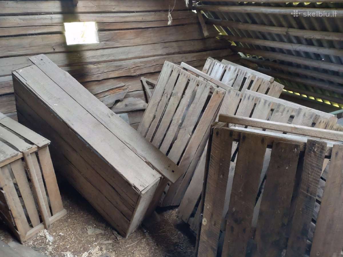 Medinės dėžės obuoliams sandėliuoti - nuotraukos Nr. 4