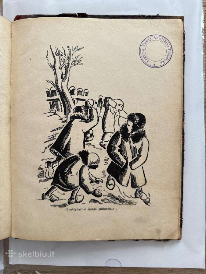 Per šaltį ir vėją 1940 m. Reta knyga - nuotraukos Nr. 7