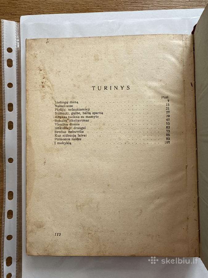 Per šaltį ir vėją 1940 m. Reta knyga - nuotraukos Nr. 8