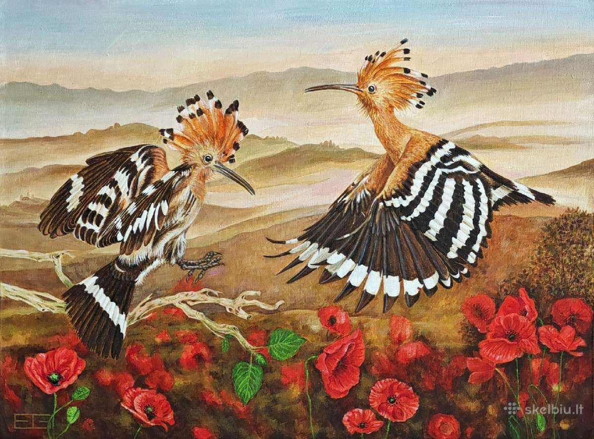 Tapyba ant drobės akrilu 330x445