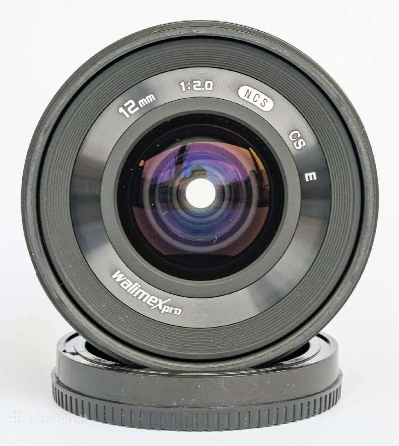 Sony Nex objektyvas 12mm F2
