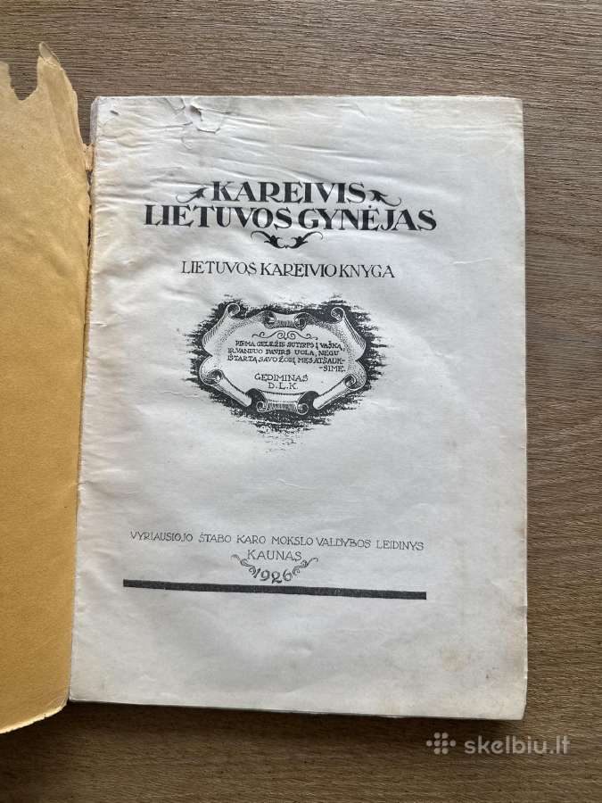 Kareivis Lietuvos gynėjas. Kareivio knyga 1926 m. - nuotraukos Nr. 2