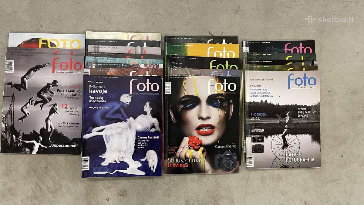 Žurnalai fotografijos ir kt. medijų temomis