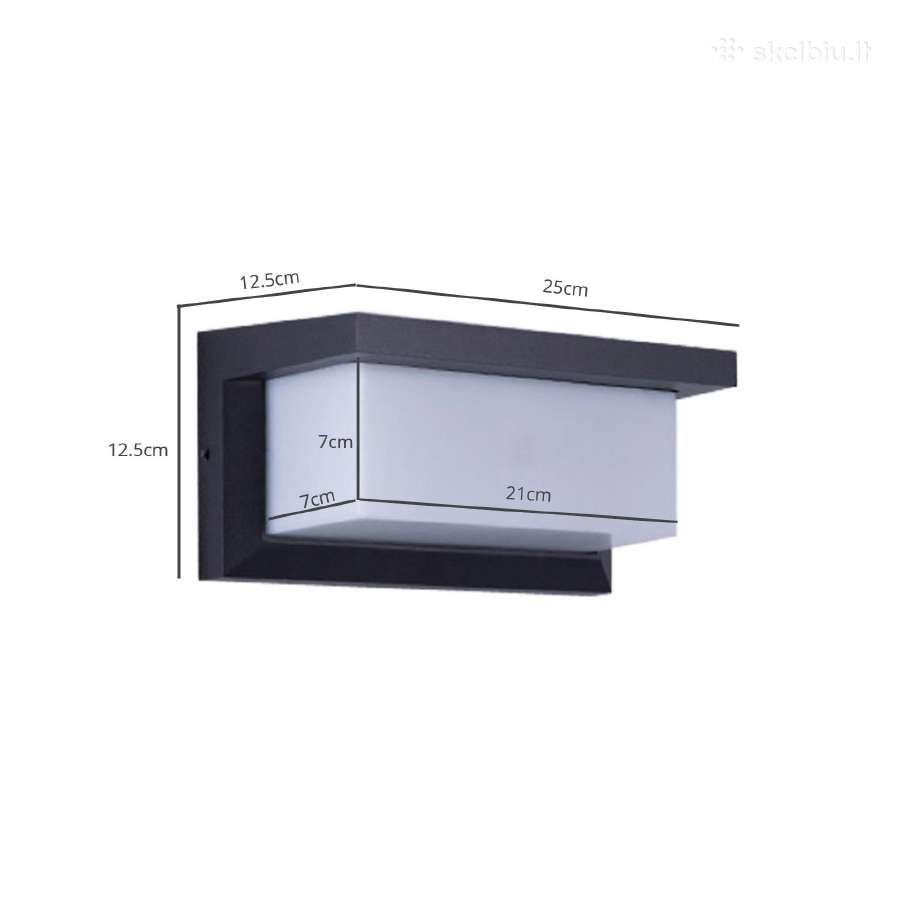 Modernus LED sienines šviestuvai - nuotraukos Nr. 21