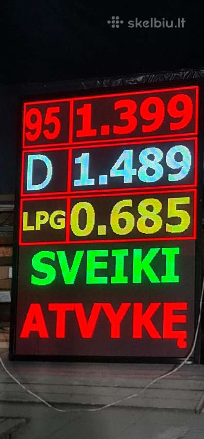 LED švieslentes,LED begancios reklamos - nuotraukos Nr. 6