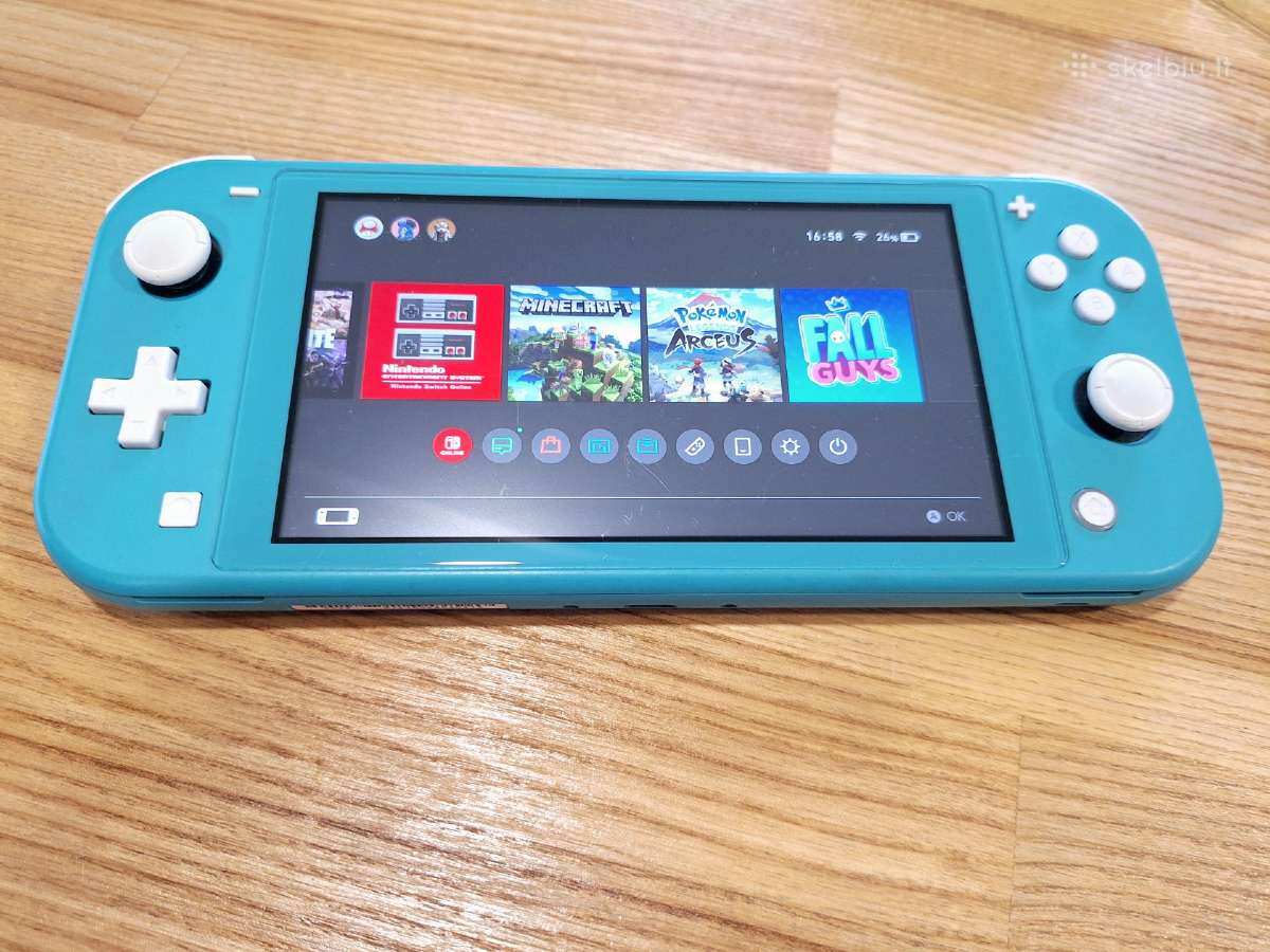 Nintendo Switch Lite su priedais - nuotraukos Nr. 3