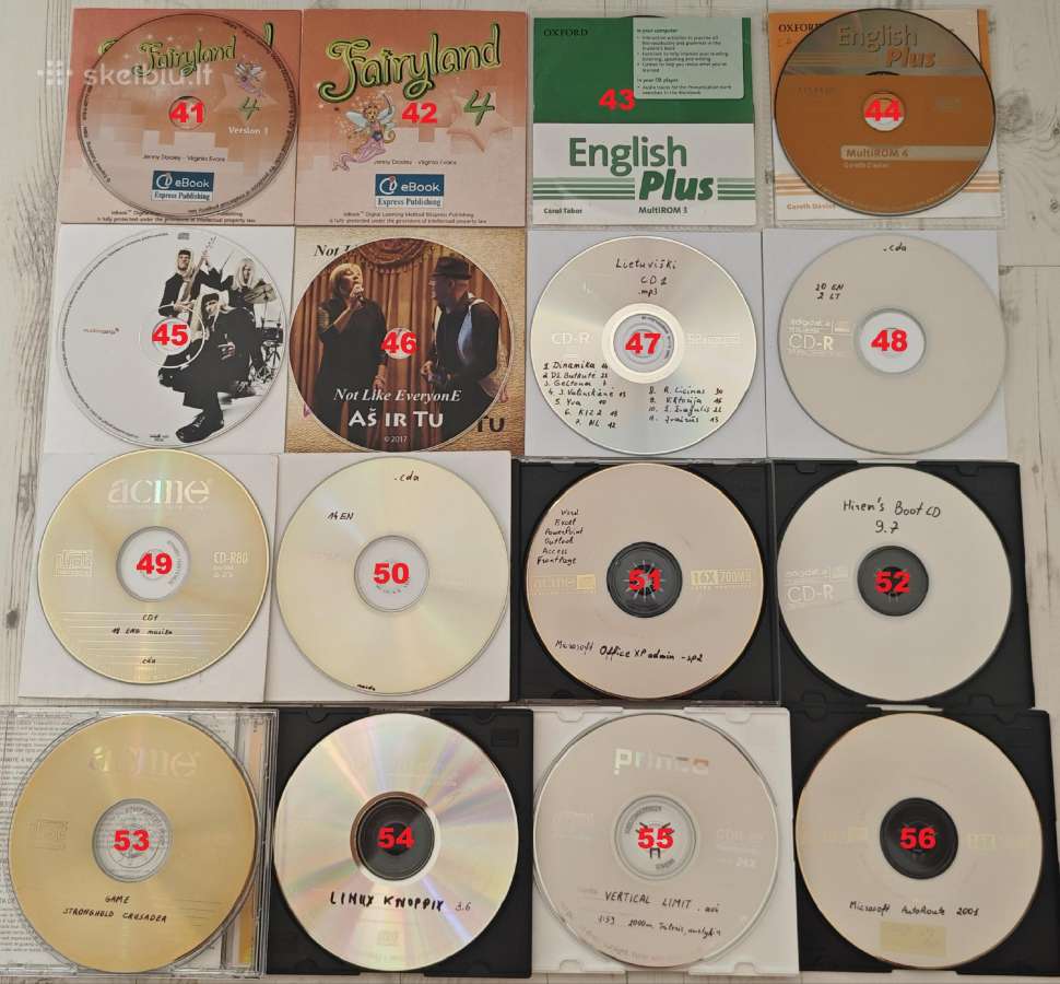 Nauji, naudoti: Dvd+rw/+r/-r/-rom, CD-rw/-r/-rom - nuotraukos Nr. 3