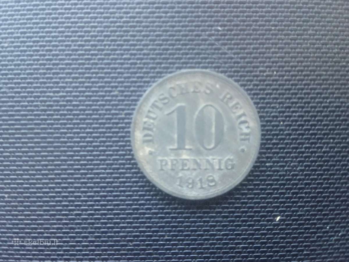 10 pfenigų 1918m Vokietija