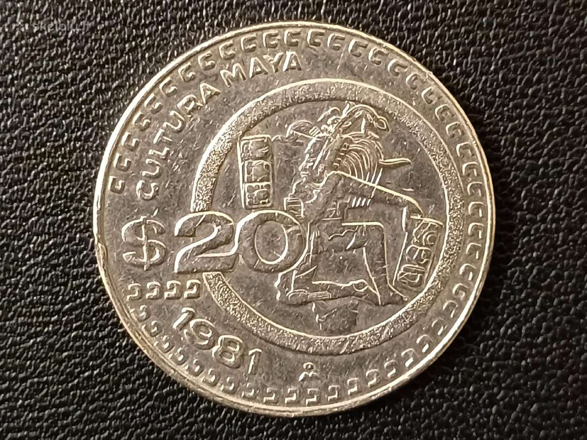 (432) 20 pesų 1981m. Meksika