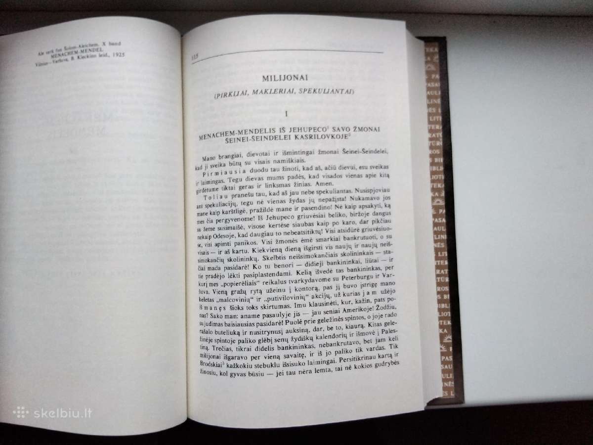 Šolom Aleichemas. Apysakos - nuotraukos Nr. 9