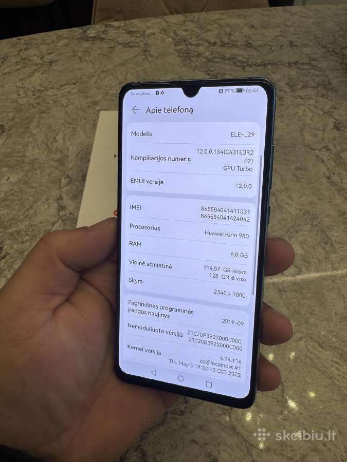 Huawei p30, geros būklės - nuotraukos Nr. 3