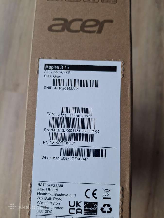 Acer Aspire Go 15, 3 Spin, Ag15-31p kompiuteris - nuotraukos Nr. 25