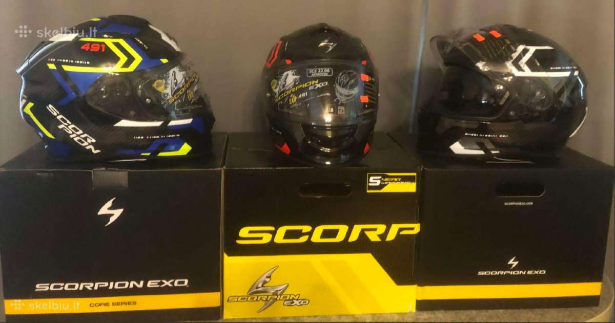Icon ,Scorpion moto šalmai - nuotraukos Nr. 18