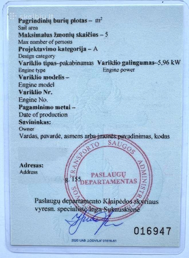 Jachta Albin Viggen - nuotraukos Nr. 13