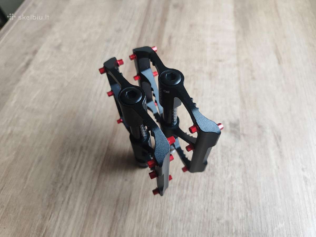 MTB platūs alu-carbon dviračio pedalai (289g) - nuotraukos Nr. 5