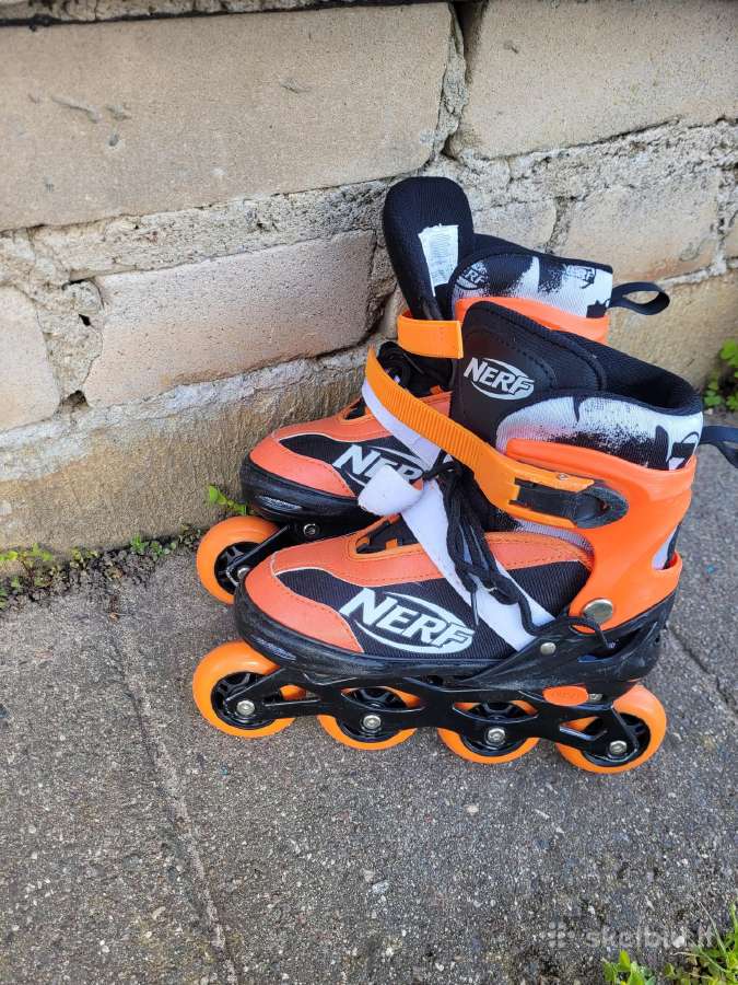Riedučiai "Nerf", dydis 33 - 37, mažai dėvėti
