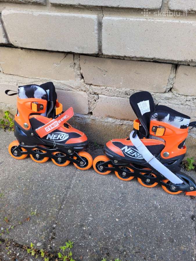 Riedučiai "Nerf", dydis 33 - 37, mažai dėvėti - nuotraukos Nr. 4