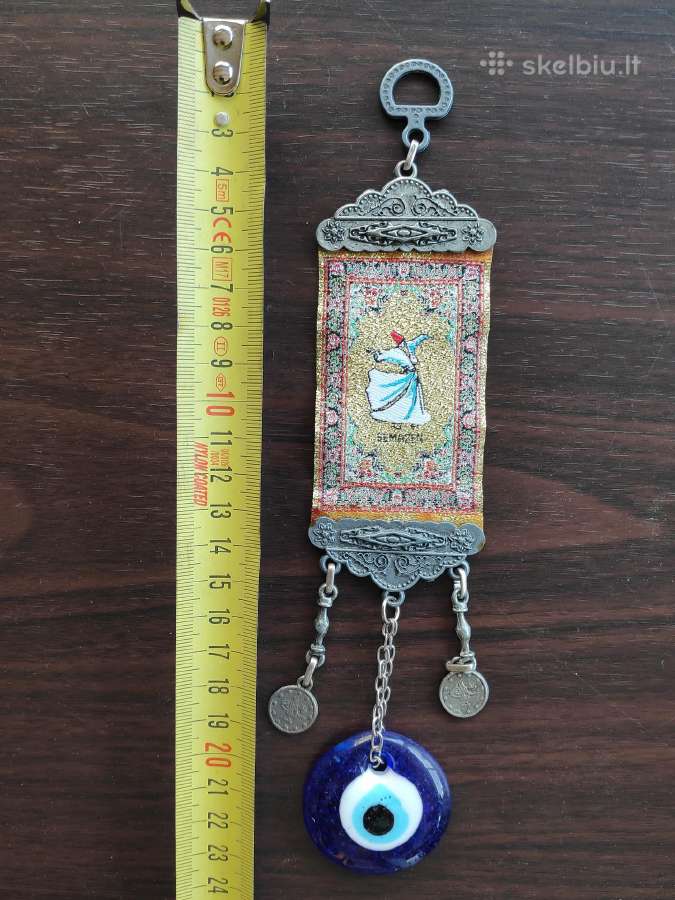 Turkiškas suvenyras su amuletu "Fatimos akis"