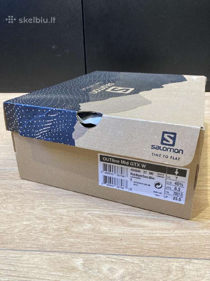 Mažai avėti Salomon Outline Mid Gtx Womens 39 - nuotraukos Nr. 7